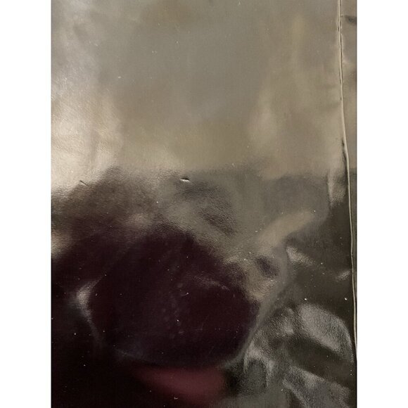 Bloomingdale’s Shiny Black Leopard Print Lined Tote - Picture 7 of 7